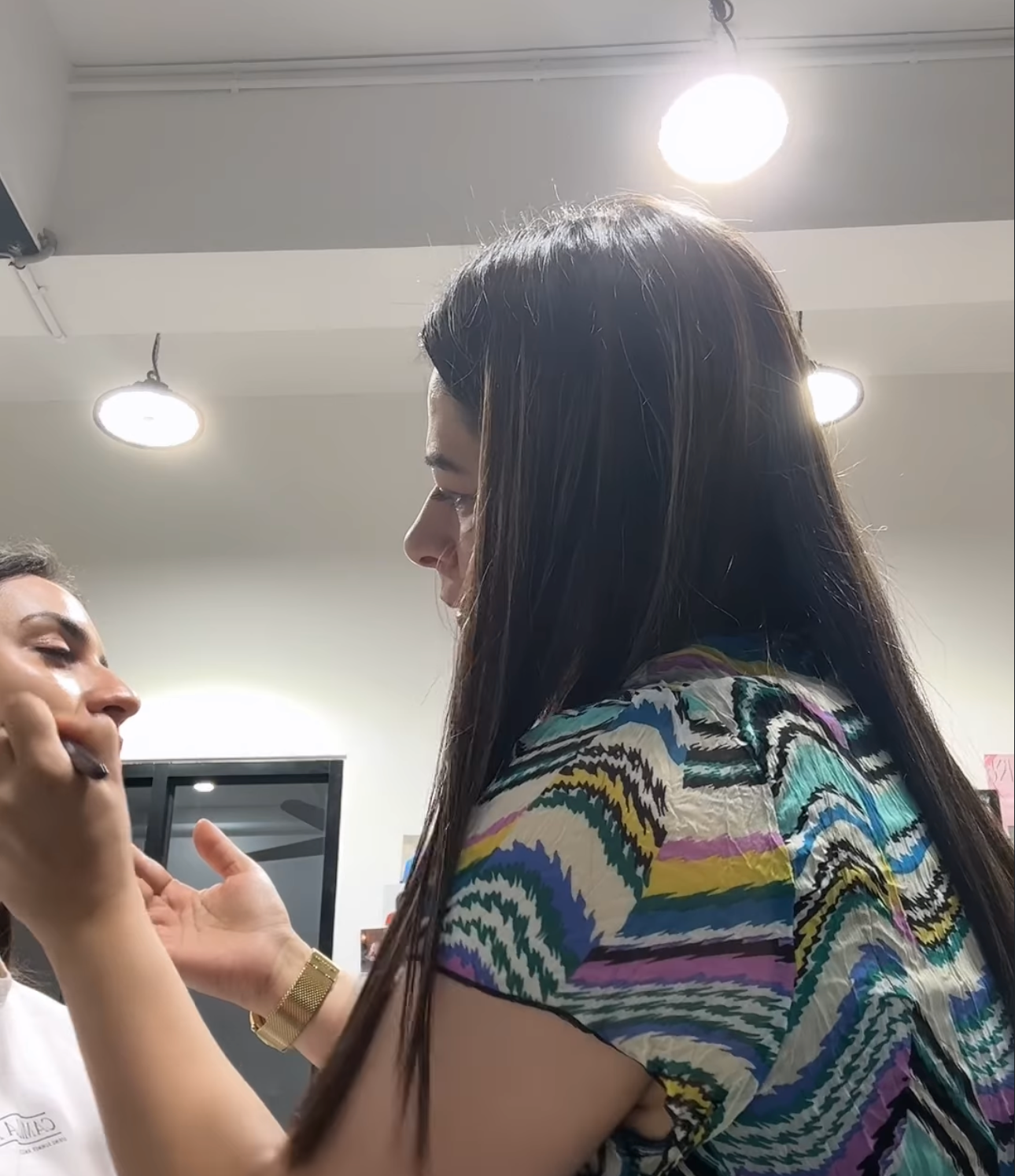 Ankita creating a look